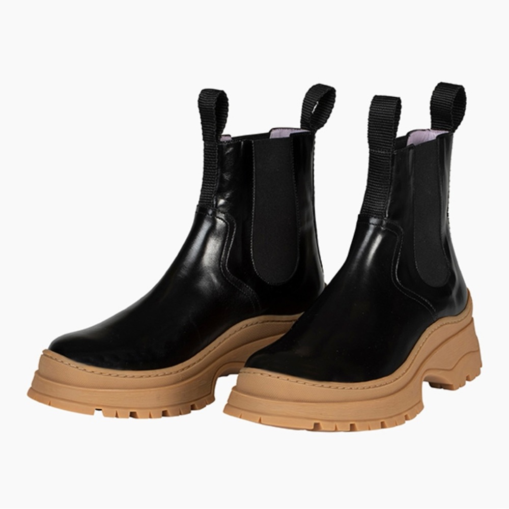 MARIMEKKO "Solveig" Leather Ankle Boots